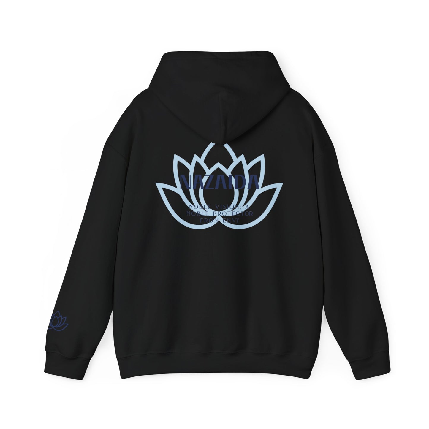 NAZA Lotus Unisex Heavy Blend Hoodie - Stylish Comfort for Mindfulness and Everyday Wear