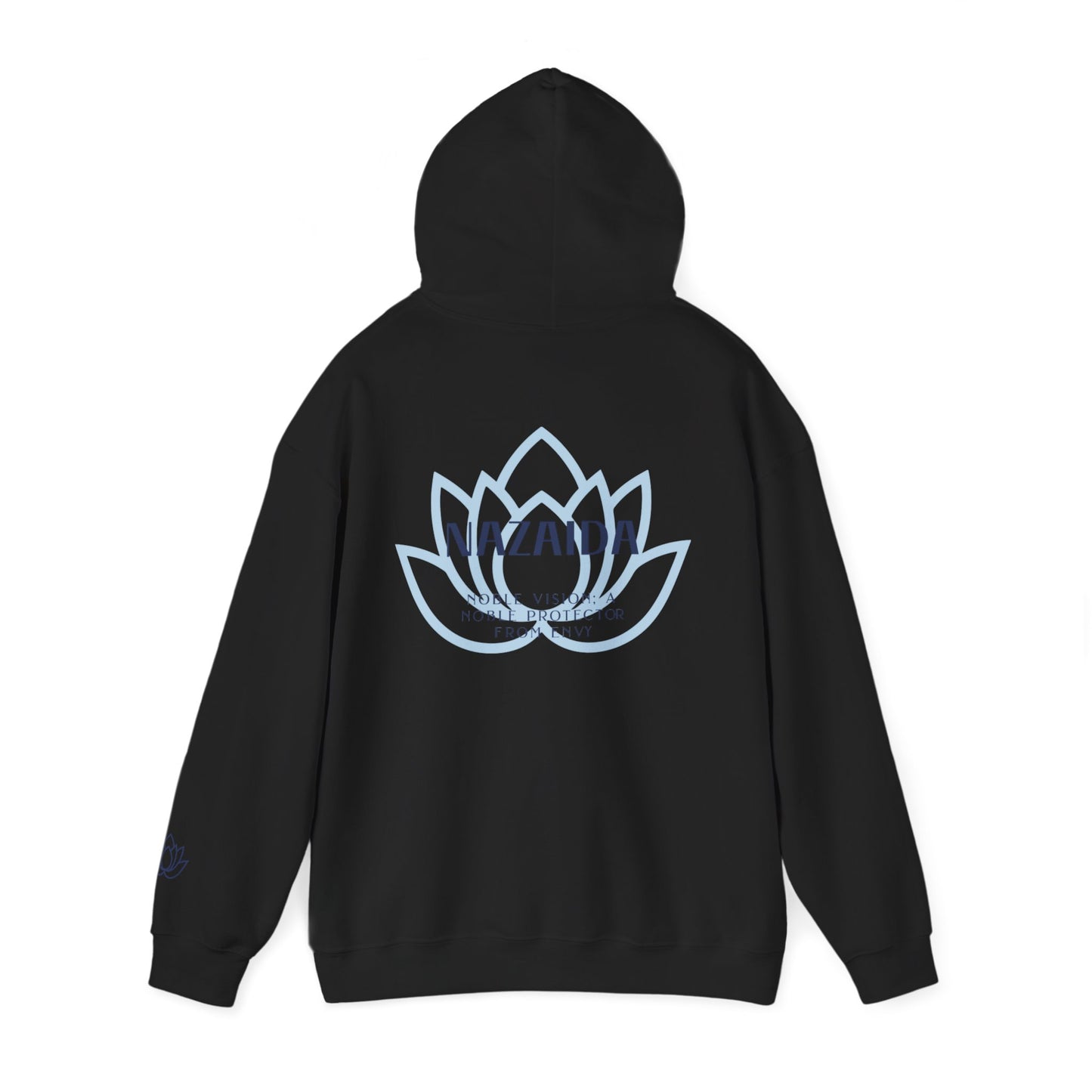NAZA Lotus Unisex Heavy Blend Hoodie - Stylish Comfort for Mindfulness and Everyday Wear
